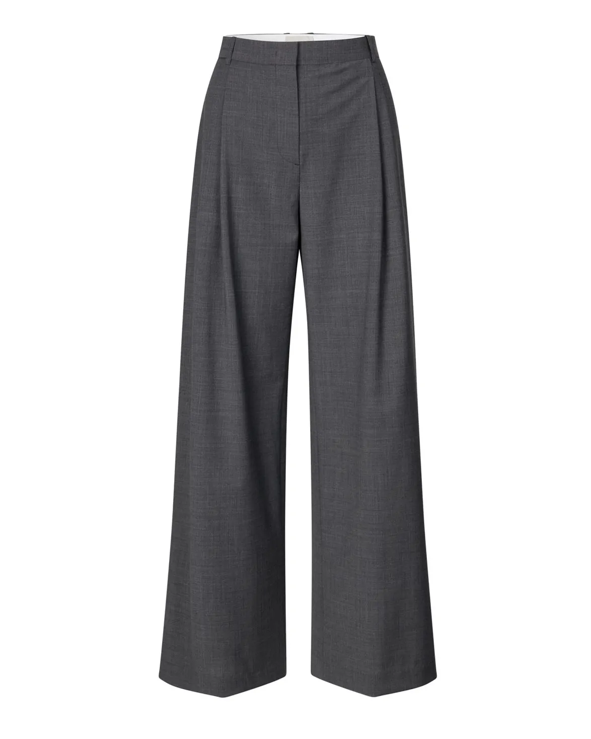 The Garment Pisa Wide Pants Grey Melange