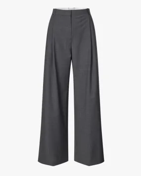 The Garment Pisa Wide Pants Grey Melange