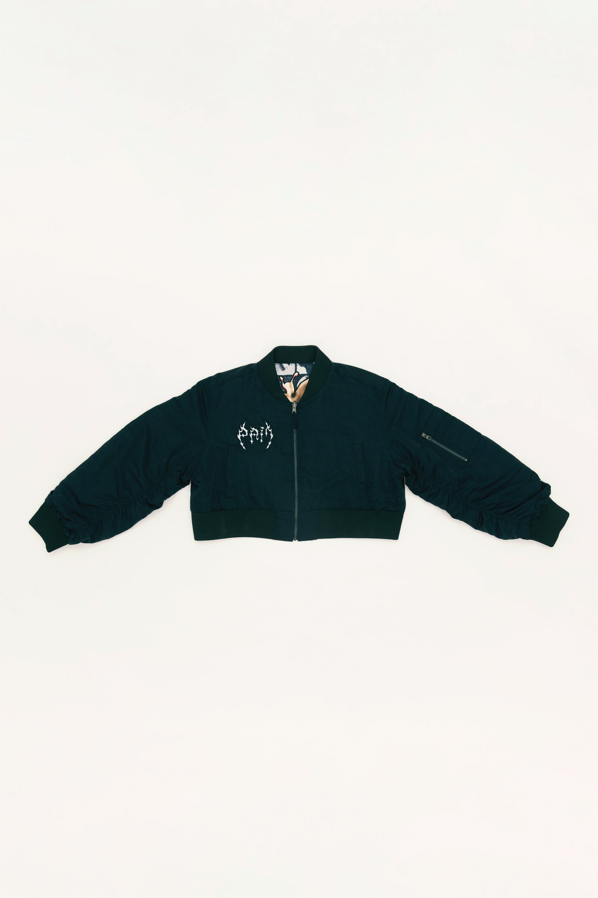 THRESHOLD CROPPED BOMBER JACKET