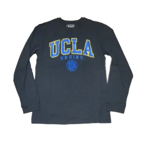 UCLA Arch Seal Long Sleeve Charcoal Tee