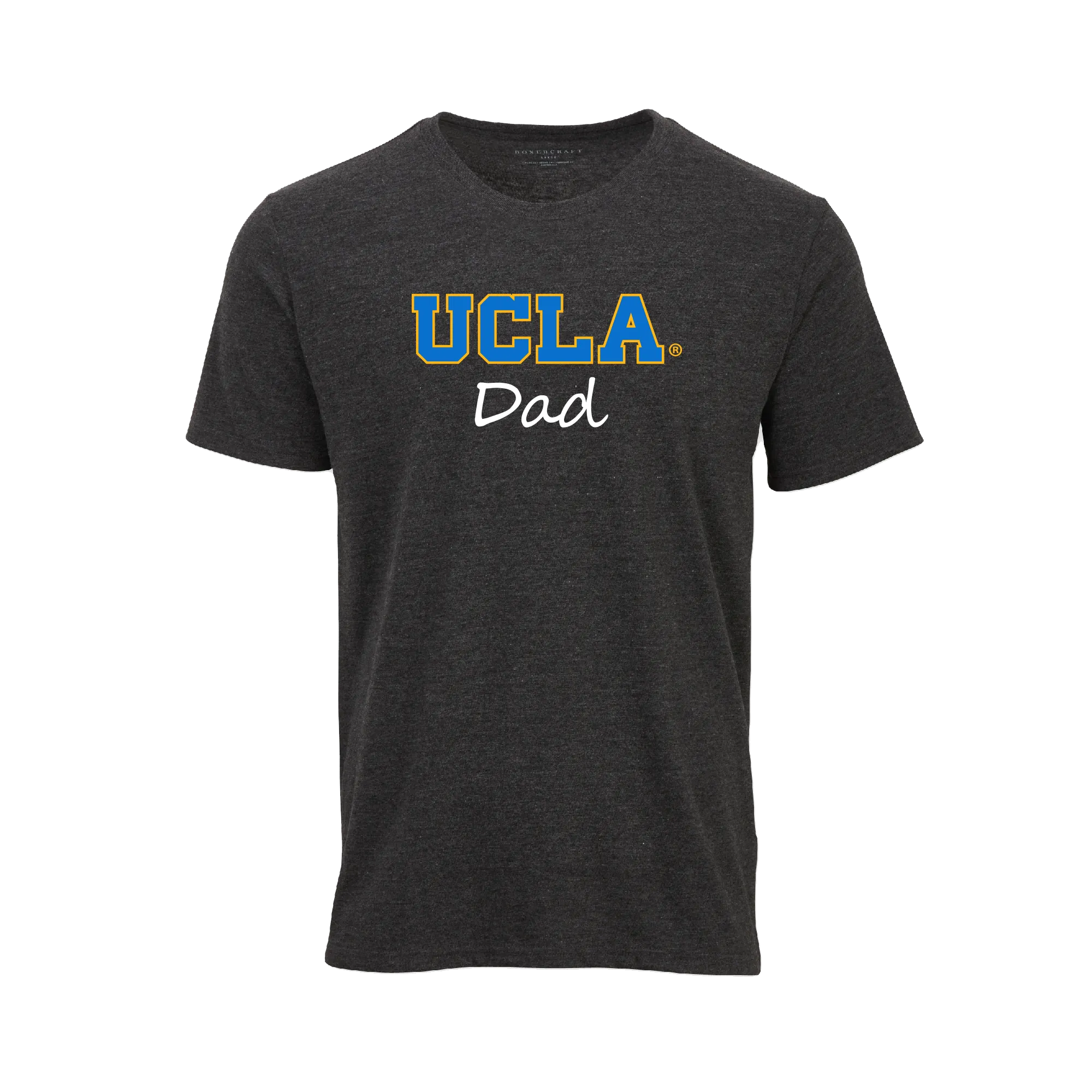 UCLA Dad Basic Crew Neck Charcoal Tee