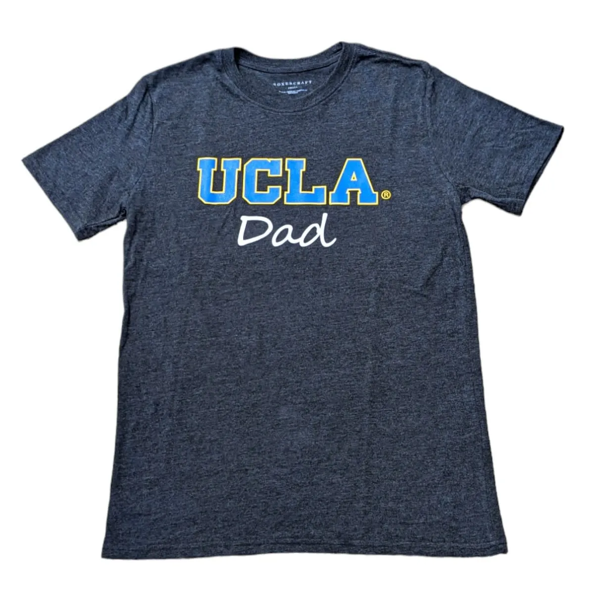 UCLA Dad Basic Crew Neck Charcoal Tee