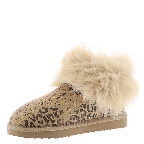 Very G Women's Frost Fuzzy Ankle Boot - Taupe Leopard VGLB0305