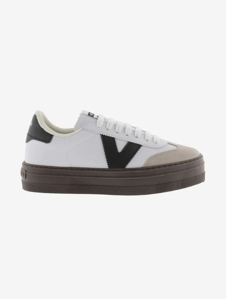 Victoria Barcelona Cyclist Faux Leather Platform Sneaker