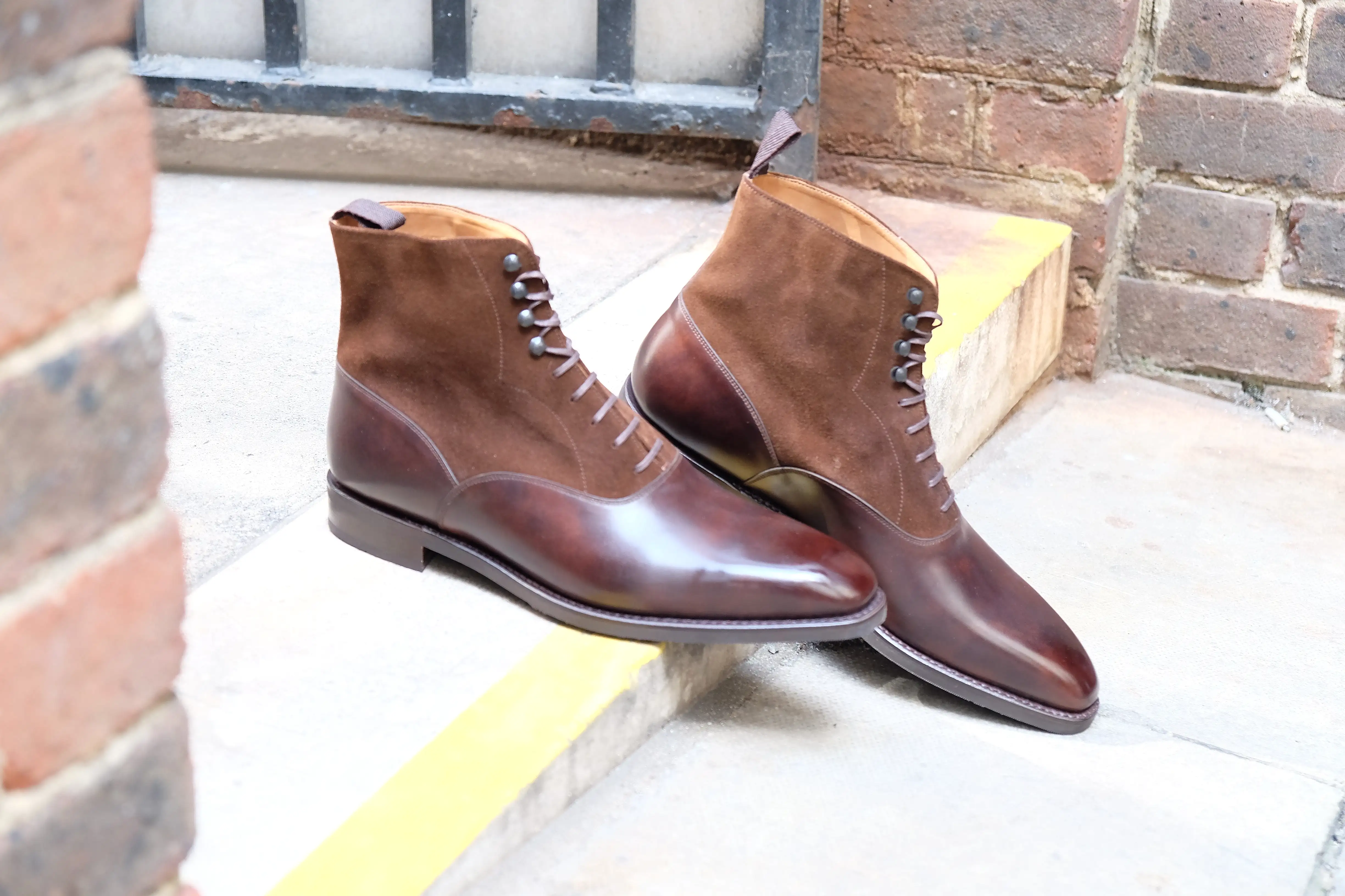 Wedgwood - MTO - Dark Brown Museum Calf / Dark Brown Suede