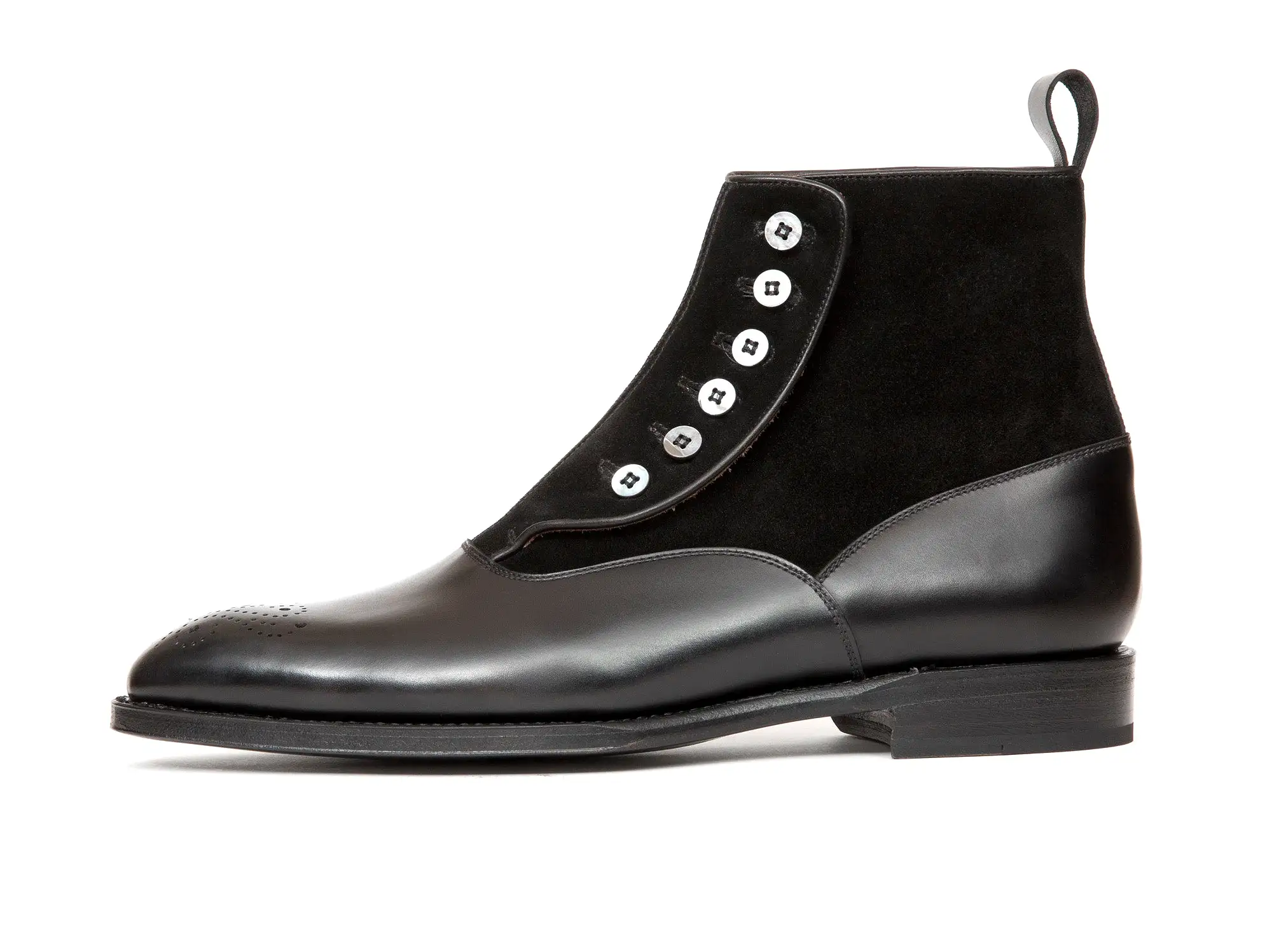 Westlake - MTO - Black Calf / Black Suede - NGT Last - Single Leather Sole