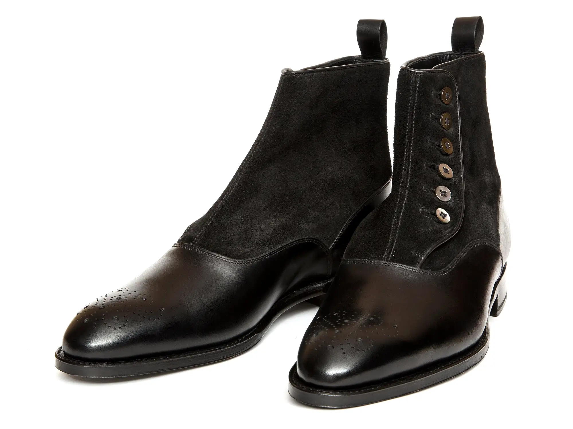 Westlake - MTO - Black Calf / Black Suede - NGT Last - Single Leather Sole