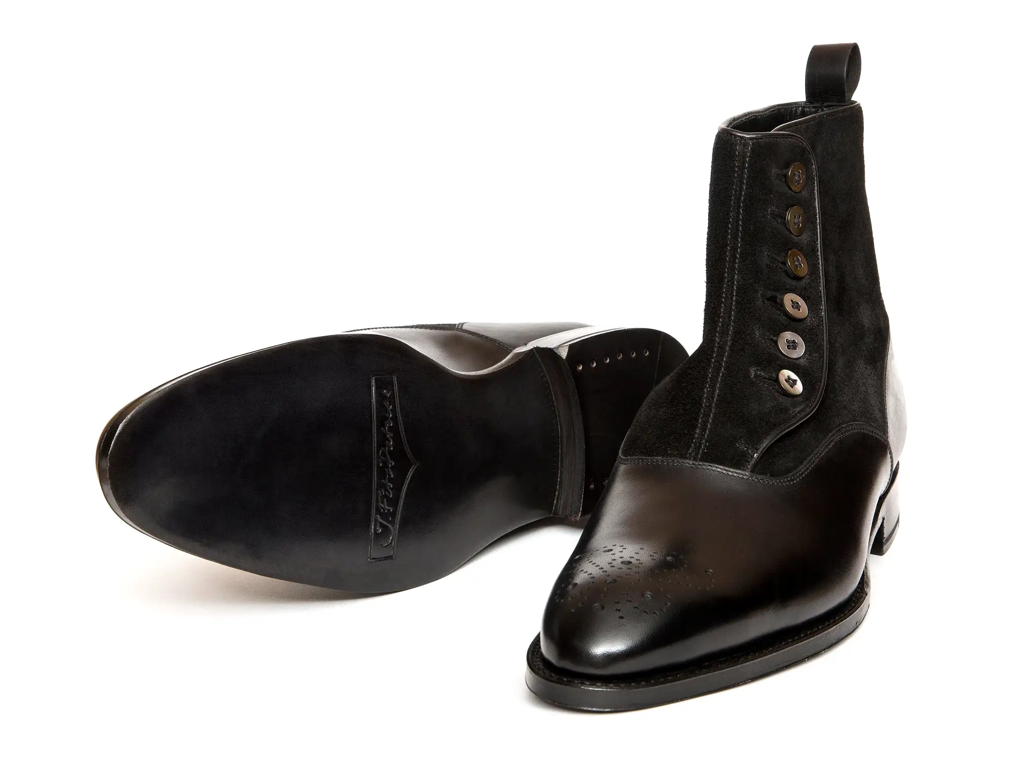 Westlake - MTO - Black Calf / Black Suede - NGT Last - Single Leather Sole