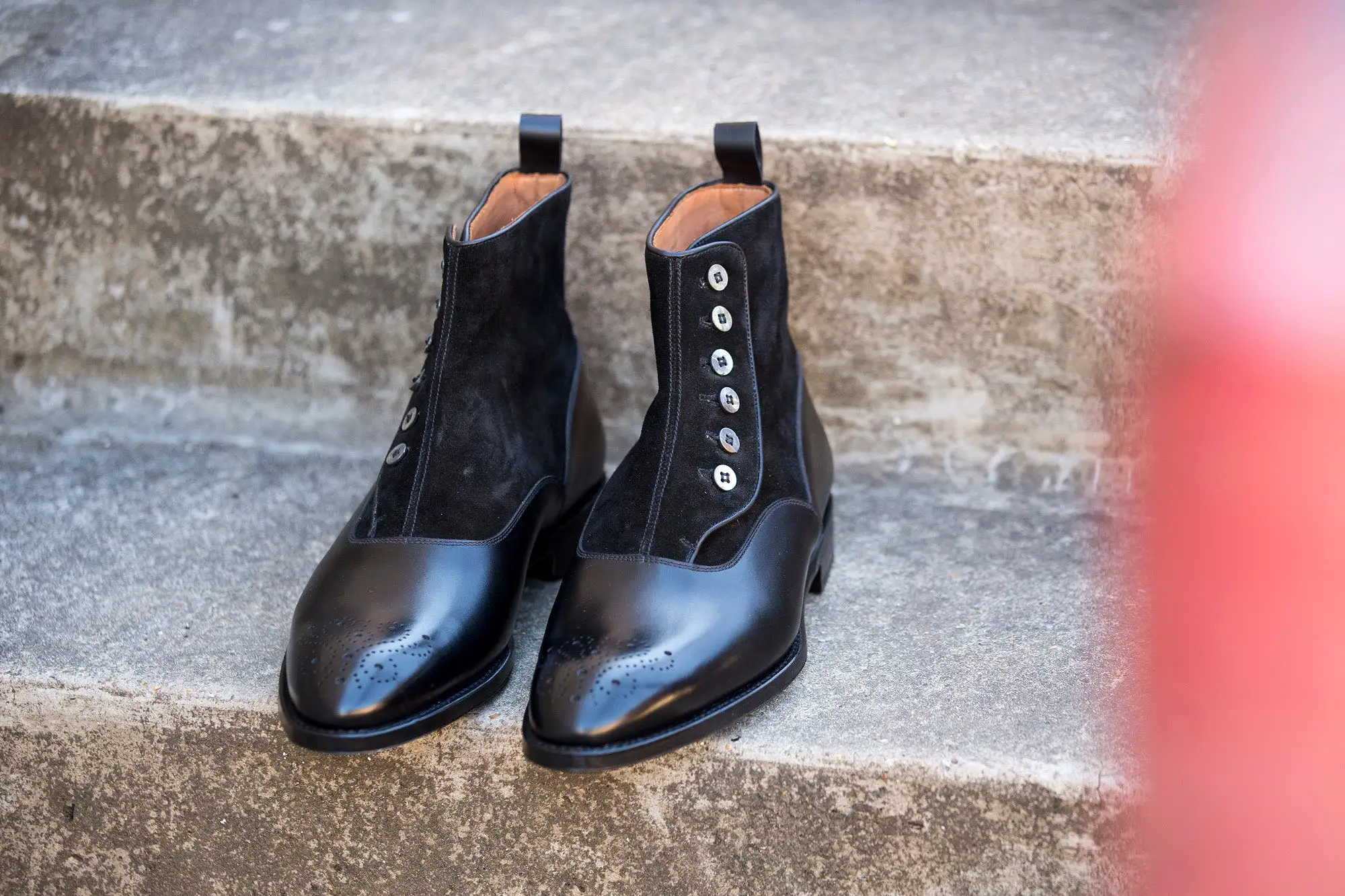 Westlake - MTO - Black Calf / Black Suede - NGT Last - Single Leather Sole