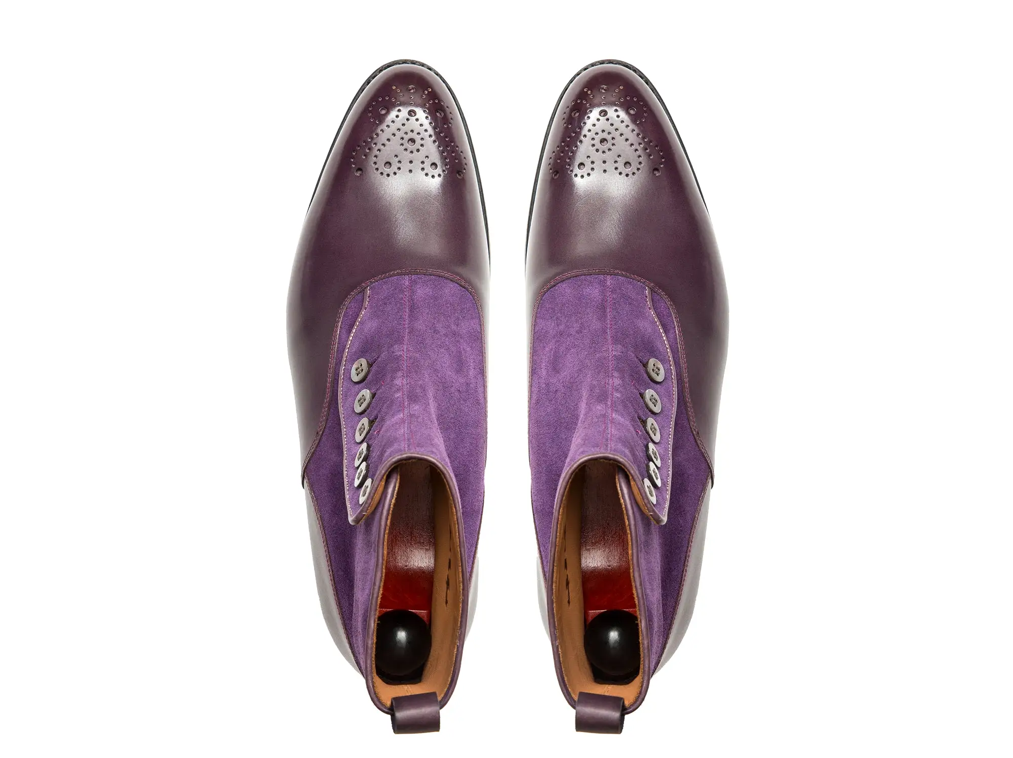 Westlake - MTO - Dark Purple Calf / Purple Suede - NGT Last - Single Leather Sole