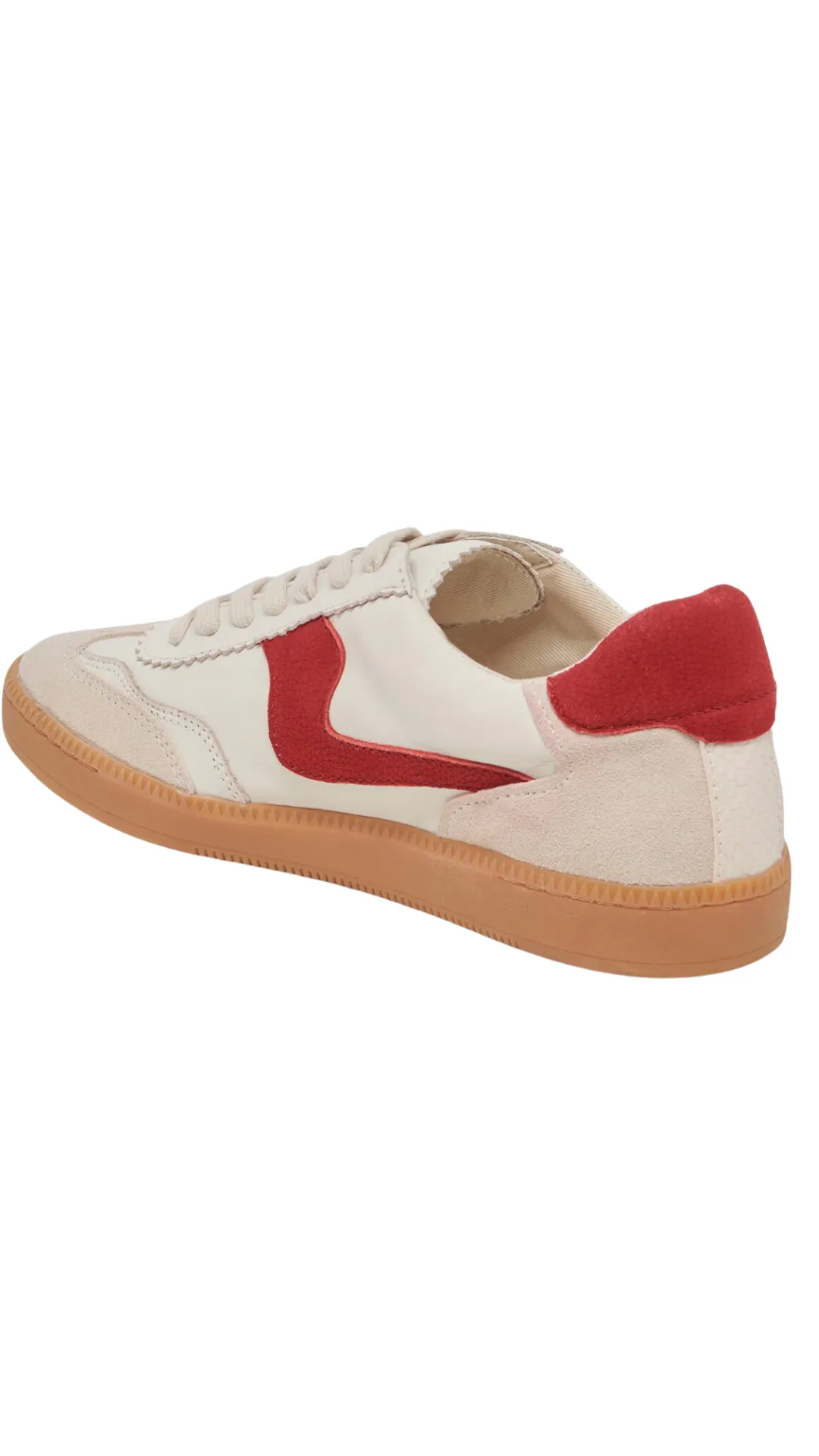 Wht/Red Leather Shoe