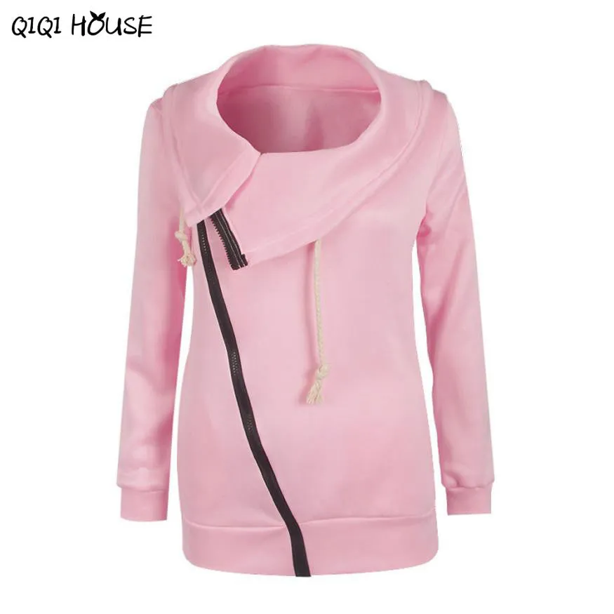 Womens Tracksuit Autumn Winter Zipper Long Sleeve Pullover Tops Basic Casual Outwear Sweatshirt Felpe Donna#C921 SM6