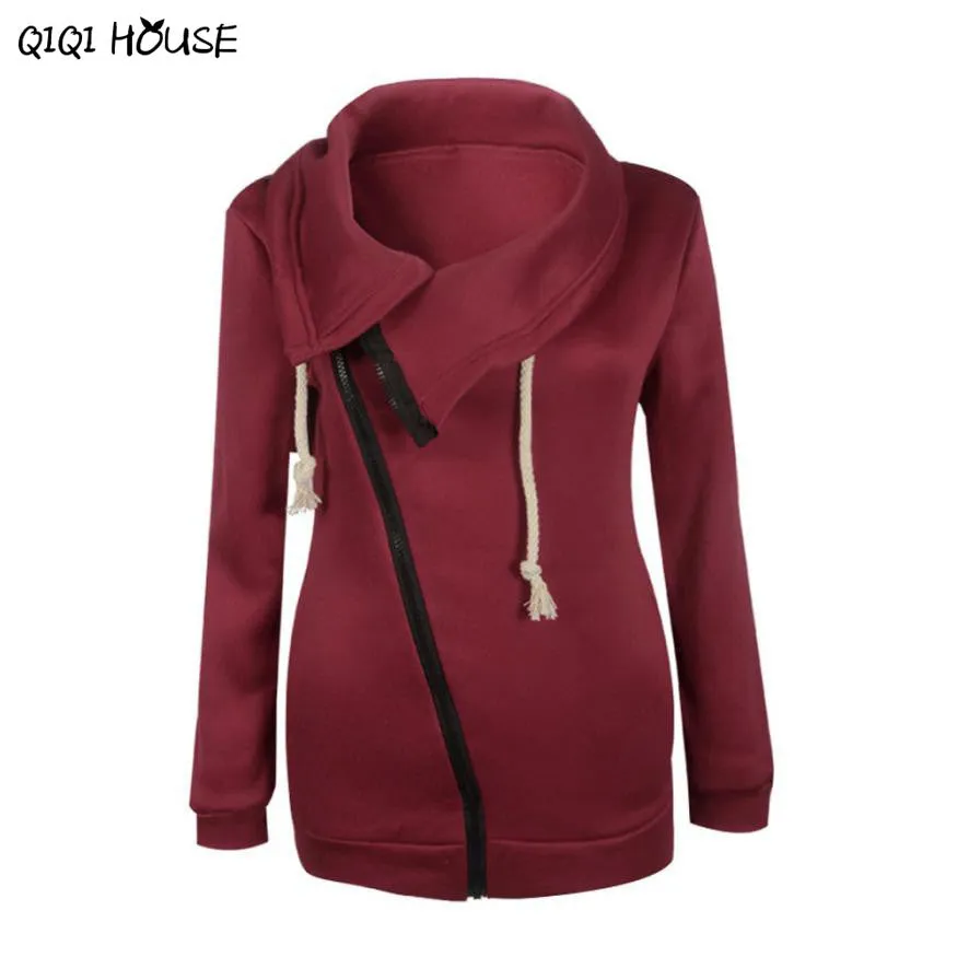 Womens Tracksuit Autumn Winter Zipper Long Sleeve Pullover Tops Basic Casual Outwear Sweatshirt Felpe Donna#C921 SM6