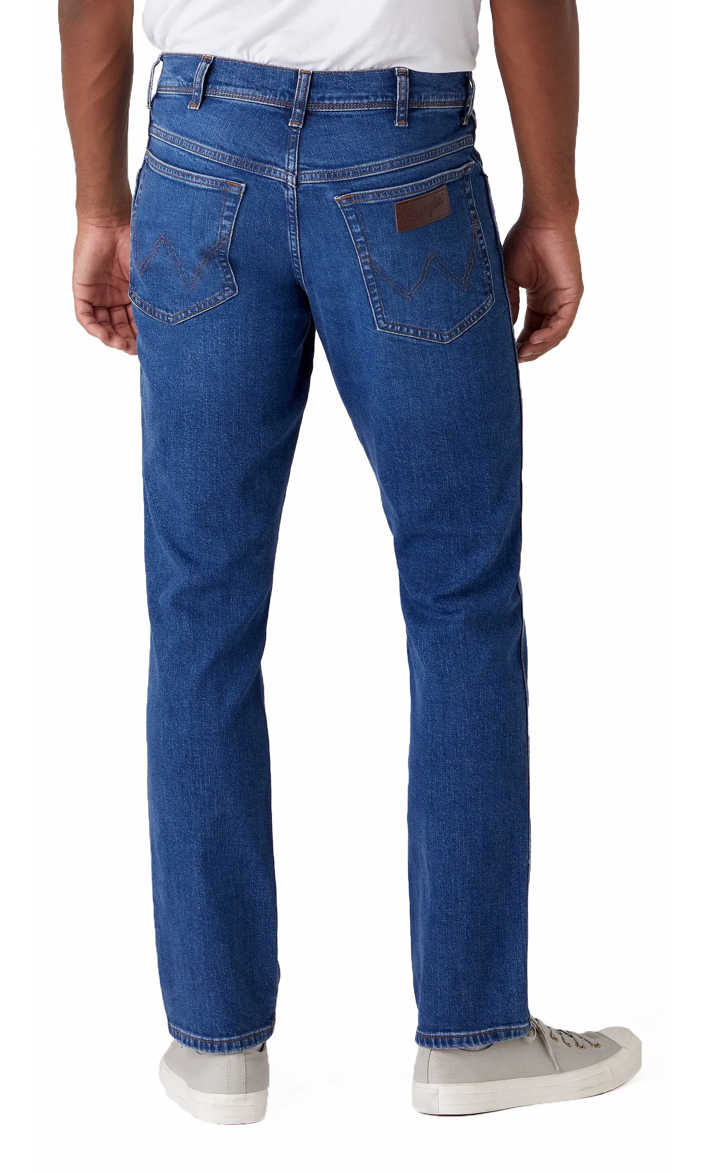 Wrangler Texas Slim Stretch Denim Jeans Game On