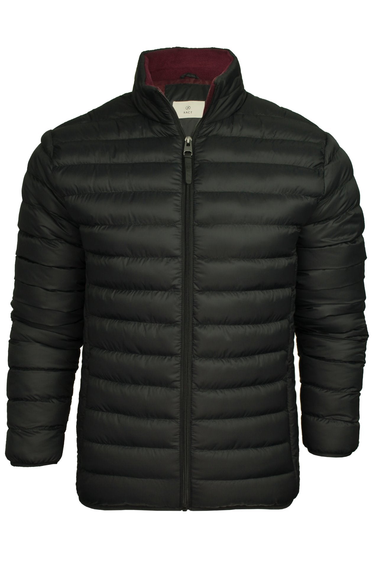 Xact Men's Funnel Neck Quilted Puffer Jacket